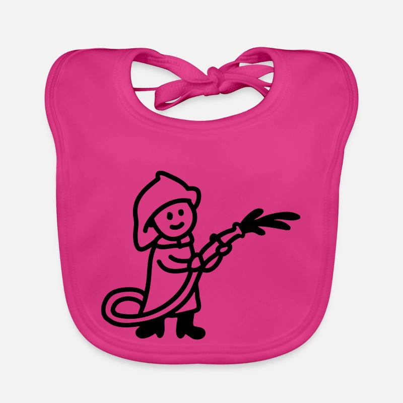 Fireman - line Organic Baby Bibs