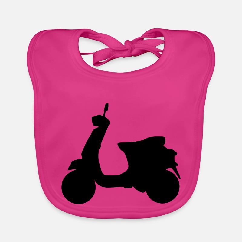 Roller - Baby Bio-Lätzchen - Fuchsia