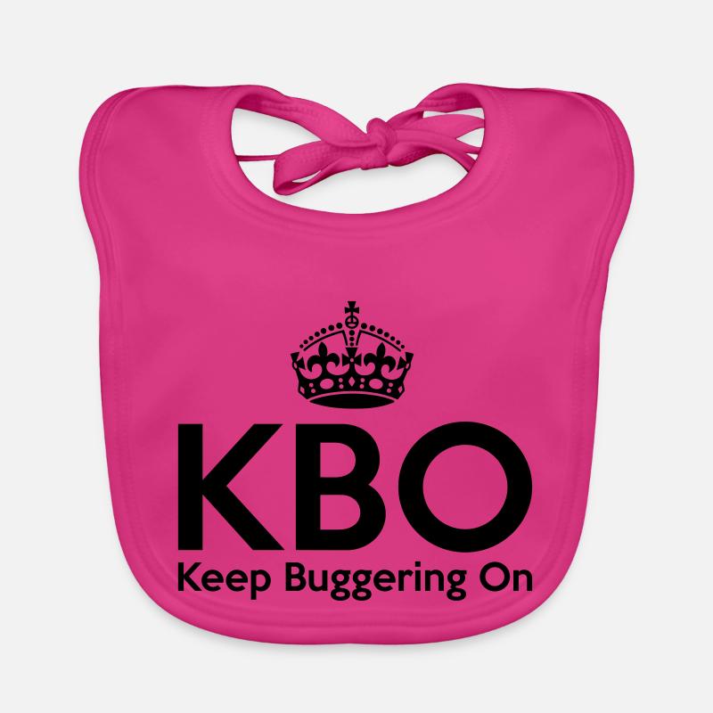 KBO - Keep Buggering on Baby Bio-Lätzchen