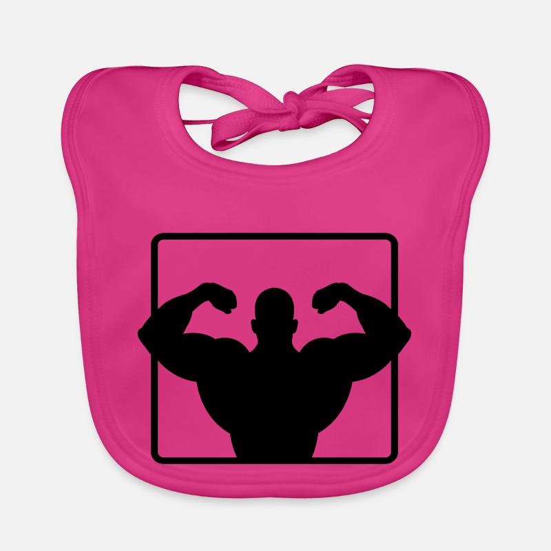 bodybuilder Baby Bio-Lätzchen