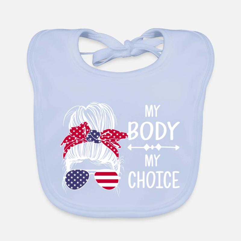 Mon corps Ma décision Bavoir bio Bébé