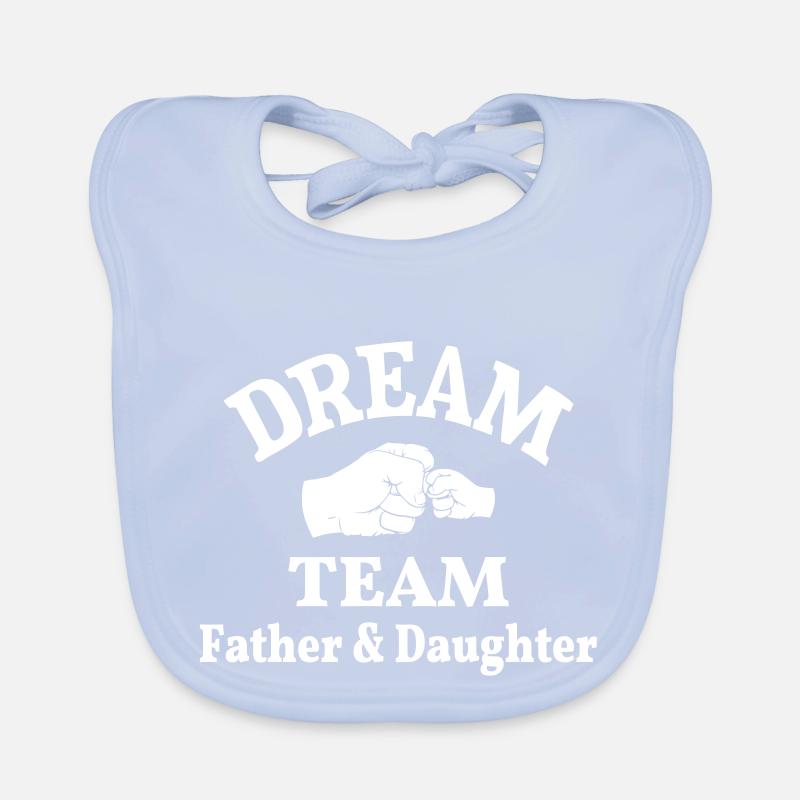 Father Daughter Team Dad Daughters Dream Team Faust Organic Baby Bibs