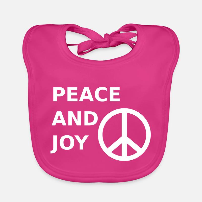 Peace and joy Organic Baby Bibs