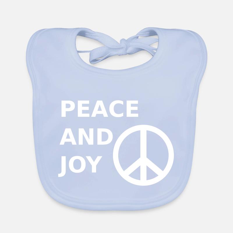 Peace and joy Organic Baby Bibs