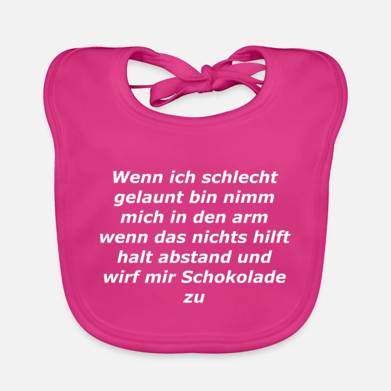 Witziger spruch Baby Bio-Lätzchen