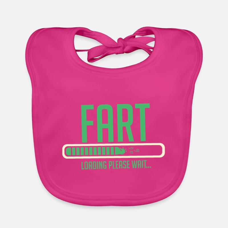 FART LOADING Organic Baby Bibs