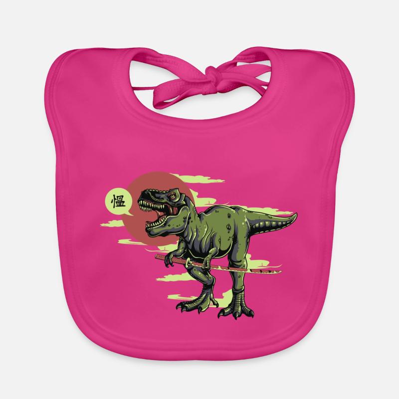 The Last Samurai in Dinosaurs. Baby Bio-Lätzchen