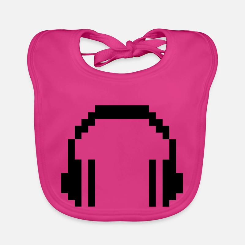 Casque 8 BIT Bavoir bio Bébé