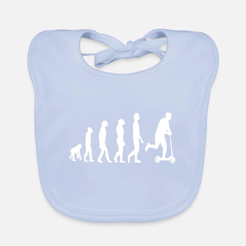 Scooter evolution e-scooter climate change environment Organic Baby Bibs