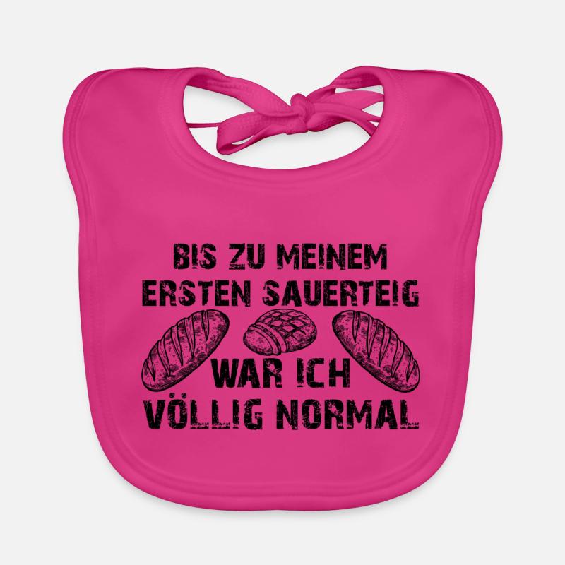 Mein erster Sauerteig - Brot selber backen - Baby Bio-Lätzchen - Fuchsia