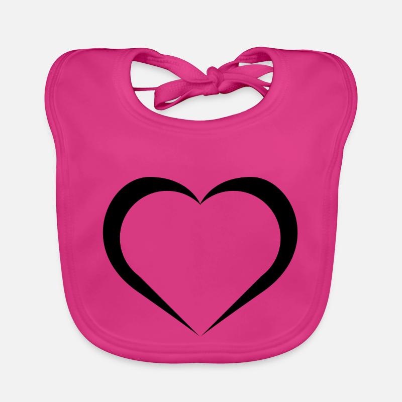 heart Bavoir bio Bébé
