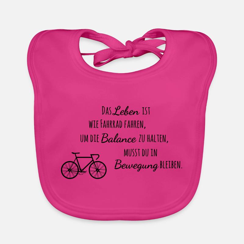 Faire du vélo Bavoir bio Bébé