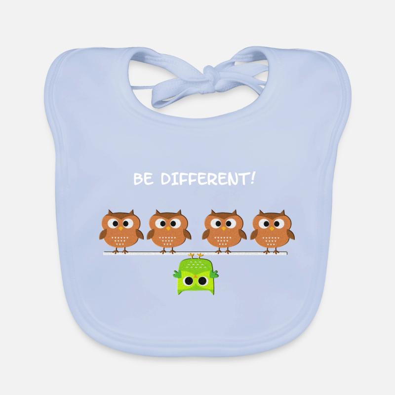 Be Different! - Sei anders! Baby Bio-Lätzchen