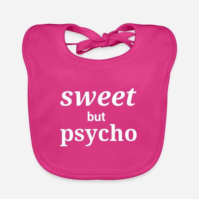 Sweet but psycho Organic Baby Bibs