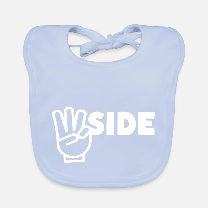 Westside W Fingerzeichen Baby Bio-Lätzchen