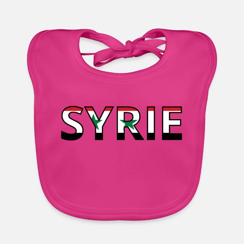 Drapeau Syrie Bavoir bio Bébé