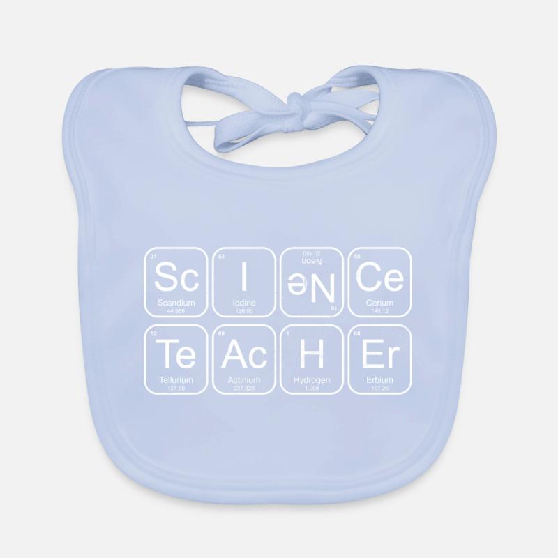 Science Teacher Chemical Elements Baby Bio-Lätzchen