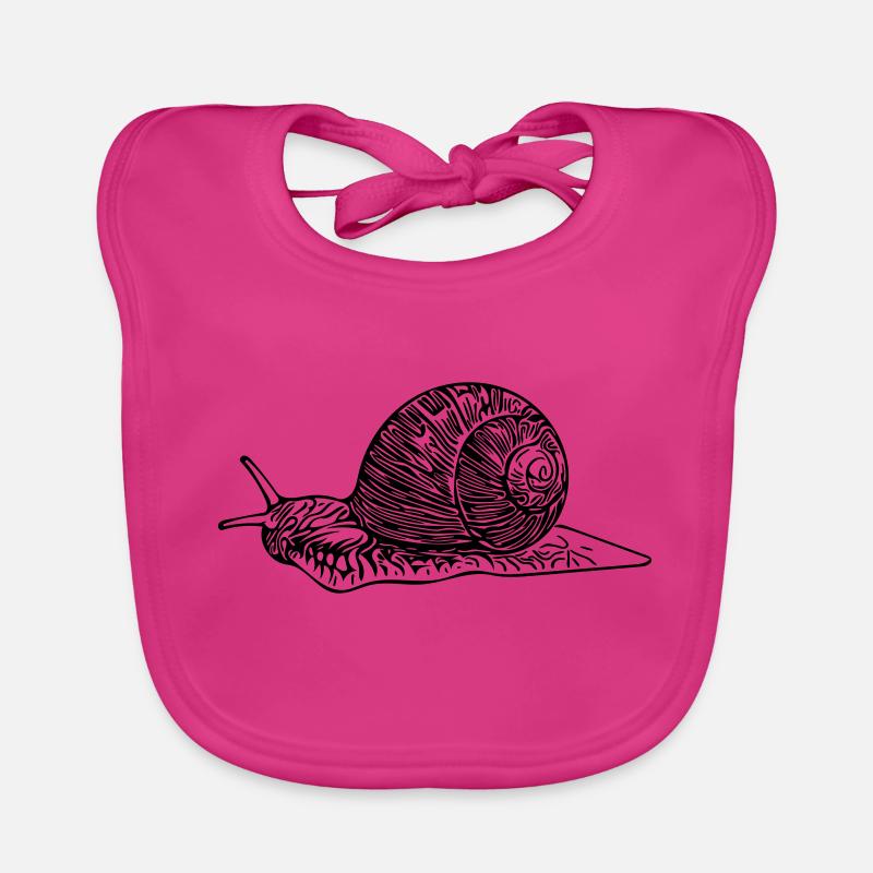 escargot Bavoir bio Bébé