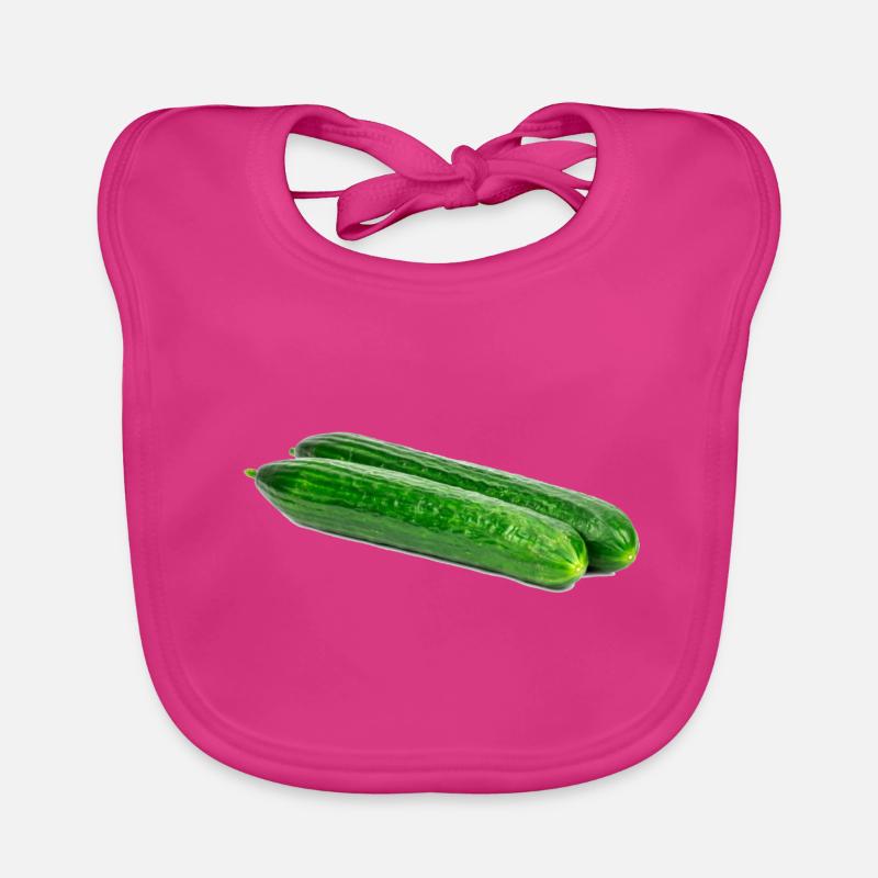 Des cornichons. concombre. gurka. cumber Bavoir bio Bébé