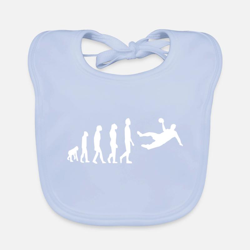 Évolution du handball Bavoir bio Bébé