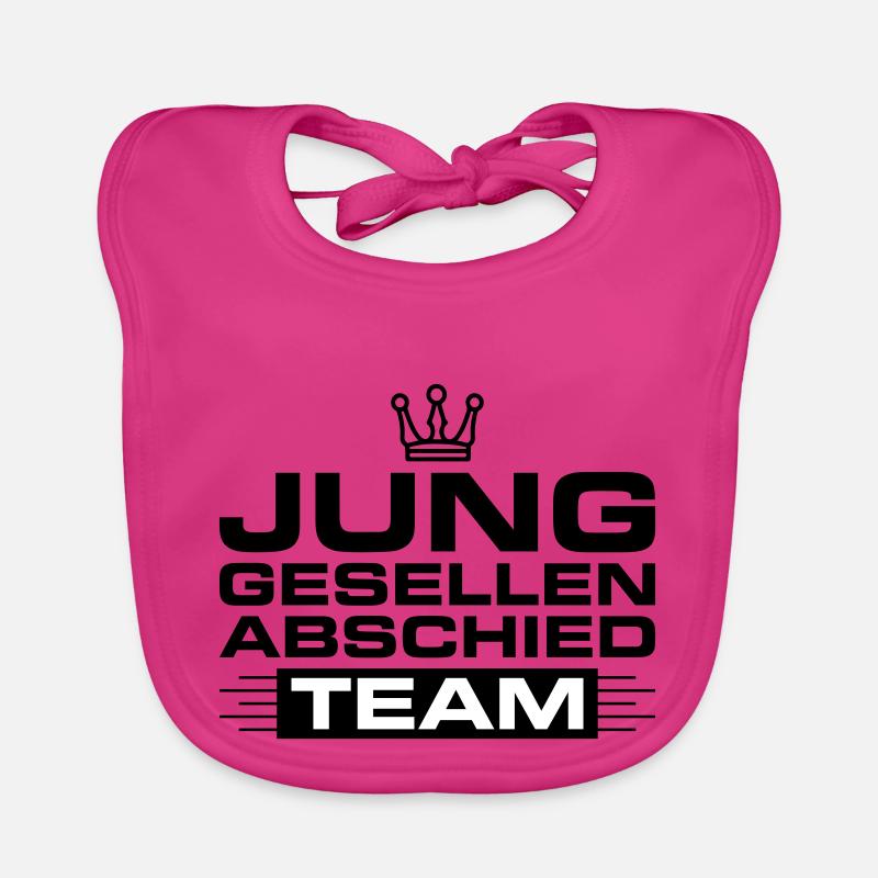 Junggesellen Abschied Team Baby Bio-Lätzchen