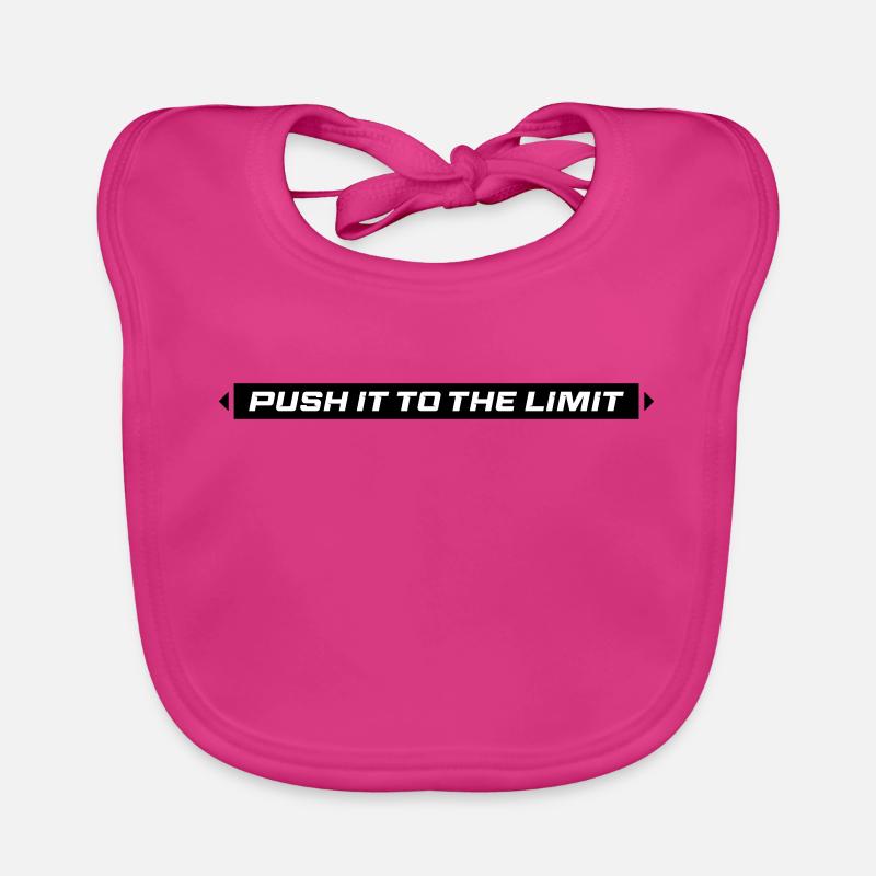 Push It To The Limit Organic Baby Bibs