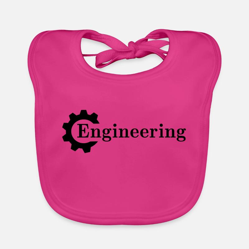 Engineer logo Organic Baby Bibs