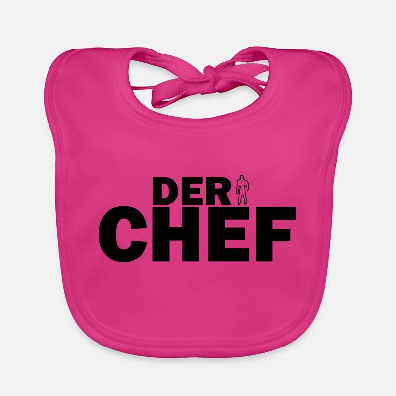 der chef - Baby Bio-Lätzchen - Fuchsia