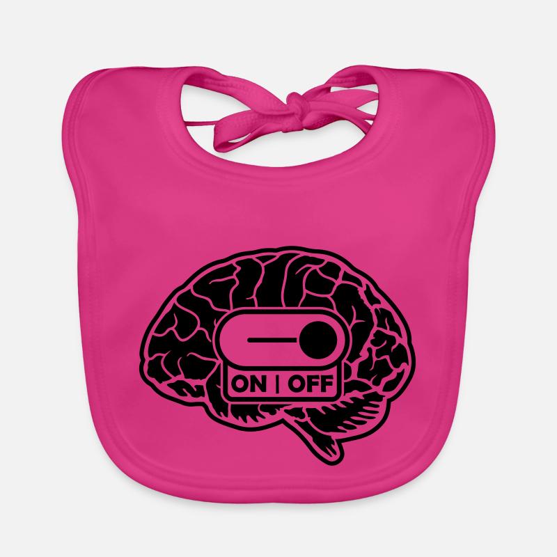 On Off Brain Bavaglino ecologico per neonato