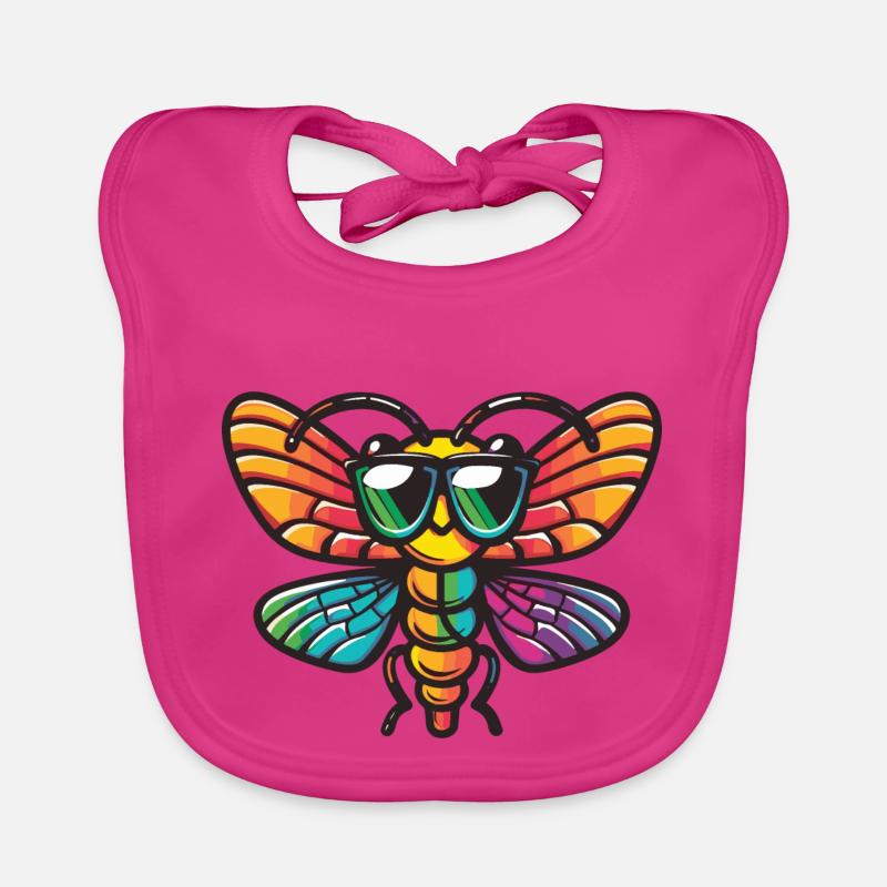 Libellule Bavoir bio Bébé