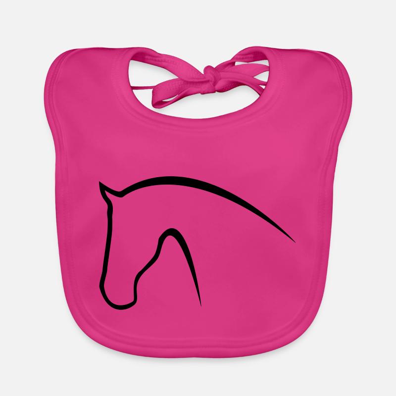 Pferdekopf Baby Bio-Lätzchen