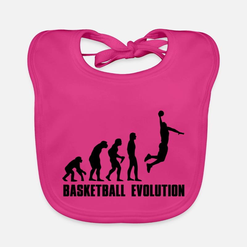 Basketball Evolution Dunk Baby Bio-Lätzchen