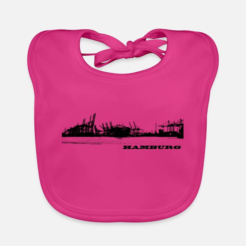 Hamburger Hafen Baby Bio-Lätzchen