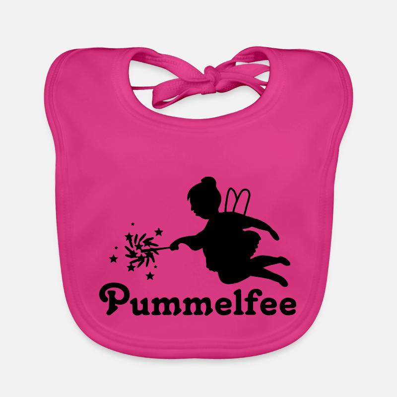 elfe_fee_pummelfee - Baby Bio-Lätzchen - Fuchsia