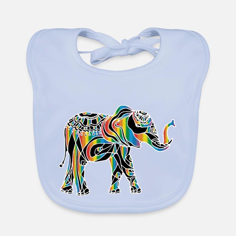 Elephant fortunately Organic Baby Bibs