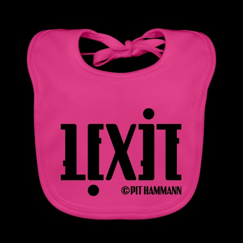 Ambigramm Lexie 01 Pit Hammann - Baby Bio-Lätzchen