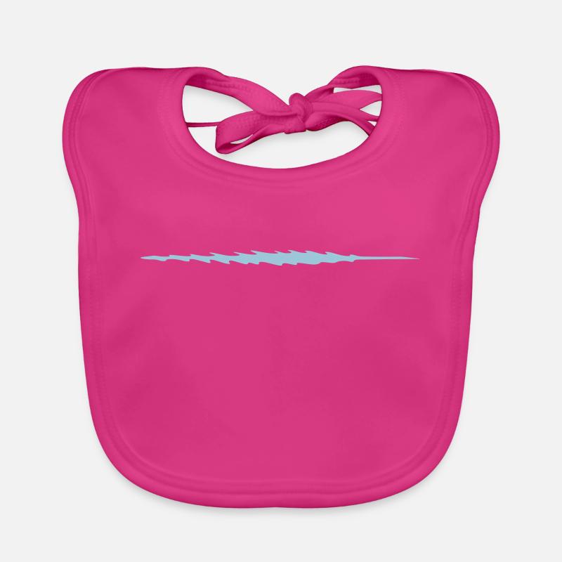 Harpoon - dash - strip - lance Organic Baby Bibs