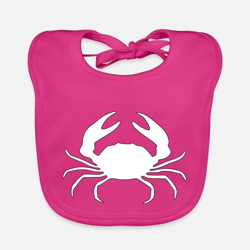 Contraste de crabe Bavoir bio Bébé