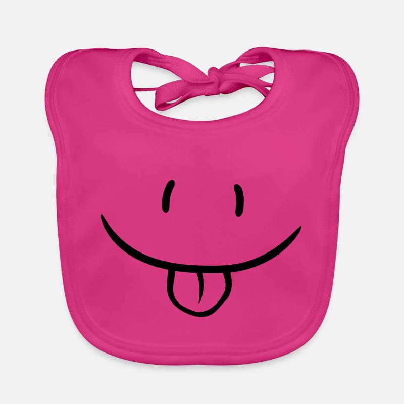 Comic Gesicht Frech Baby Bio-Lätzchen