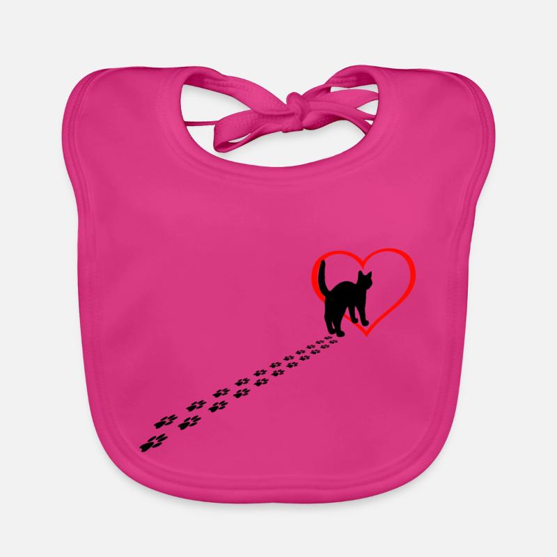 Chat dans l’âme Bavoir bio Bébé