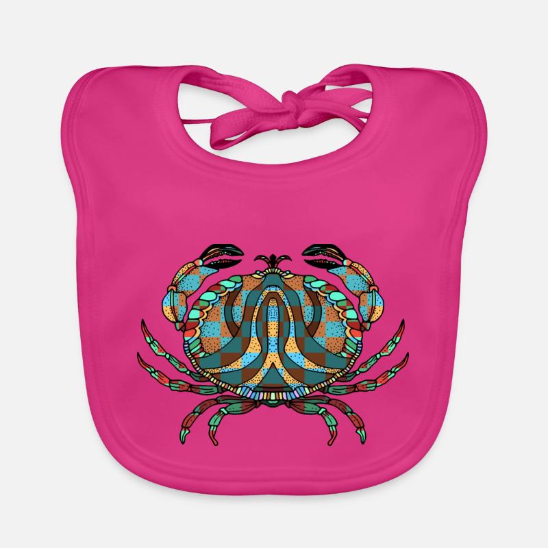 Crabe Bavoir bio Bébé