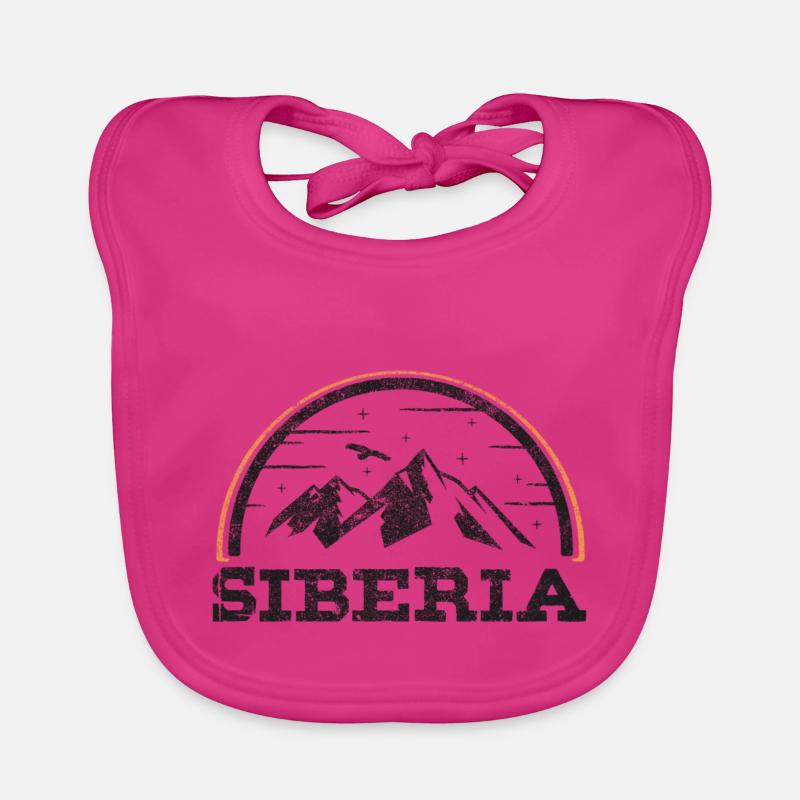 Russie Sibérie Bavoir bio Bébé
