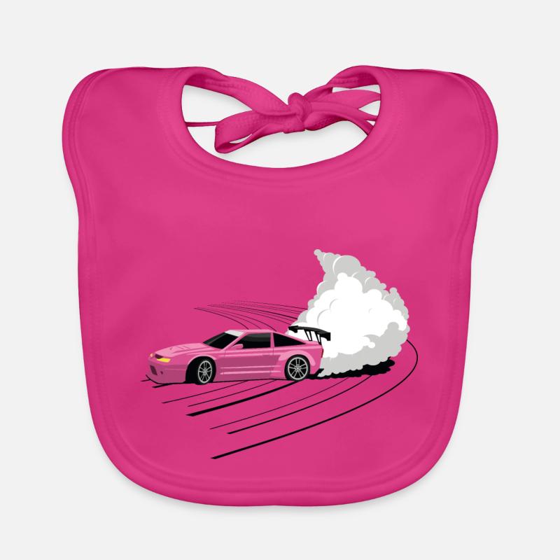 Auto Drift Tuning Racing Organic Baby Bibs