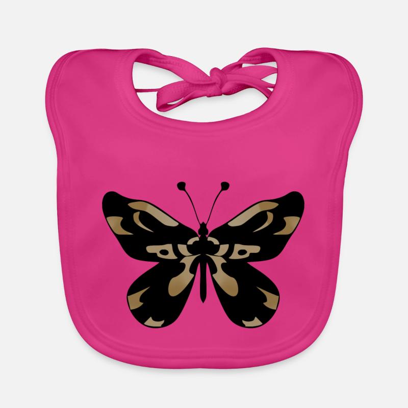 Schmetterling Baby Bio-Lätzchen