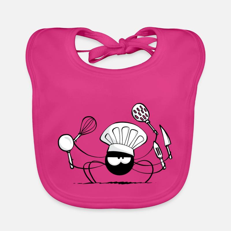 Beth die Spinne - Die Küche Baby Bio-Lätzchen