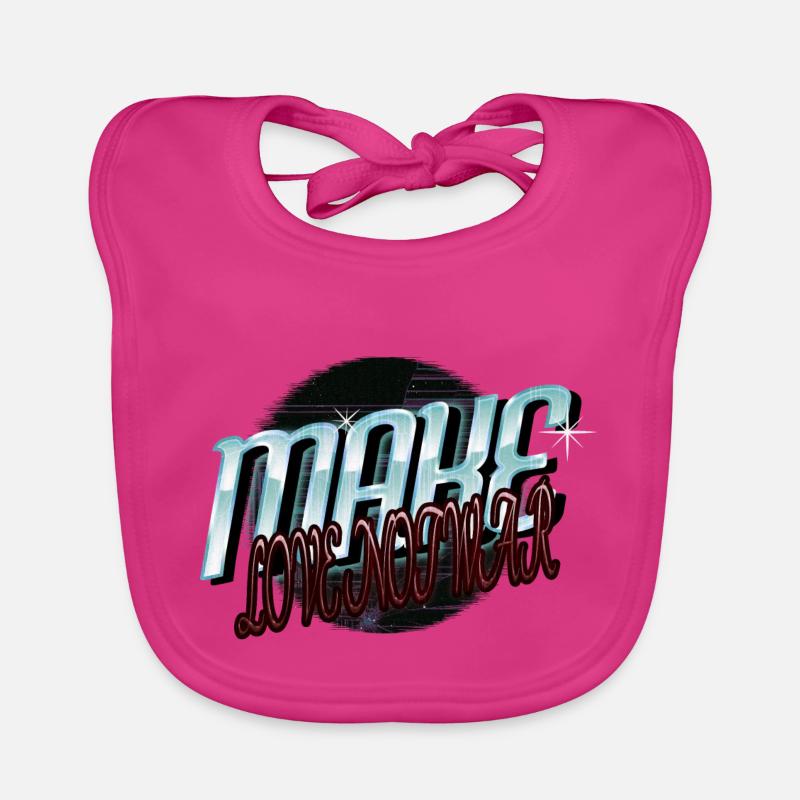 statement present idea present cool peace symbols Baby Bio-Lätzchen