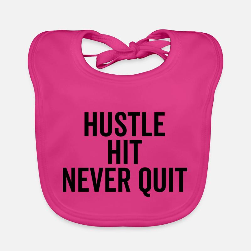 Hustle Hit Hörte nie auf Baby Bio-Lätzchen