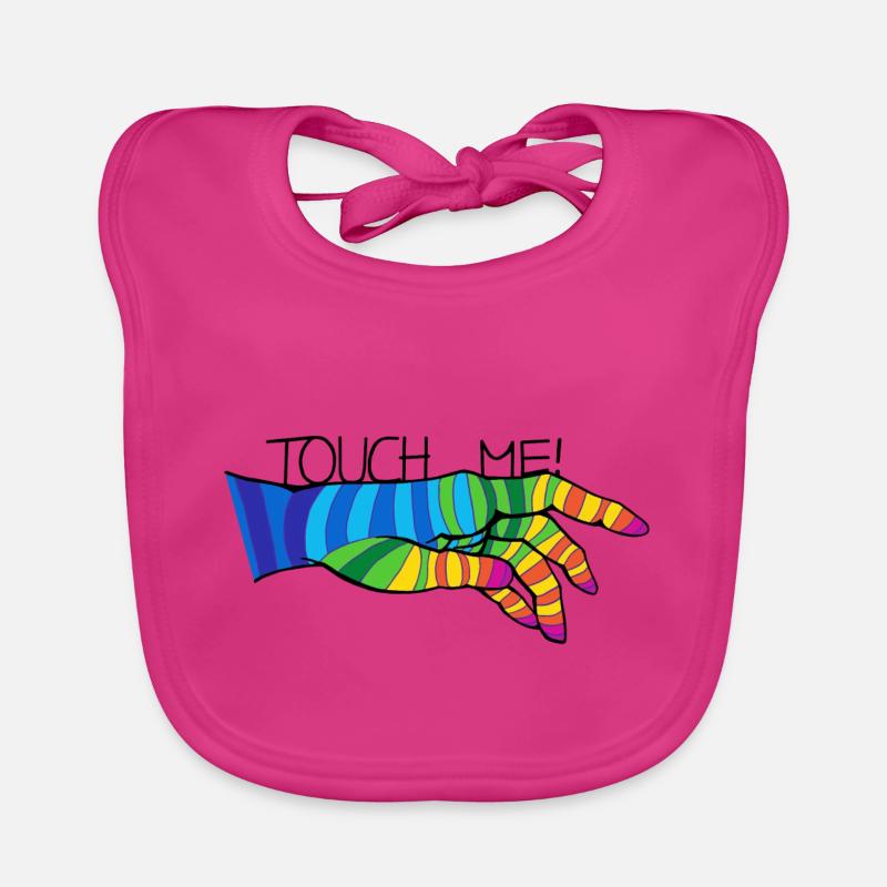 TOUCHE-MOI ! Bavoir bio Bébé