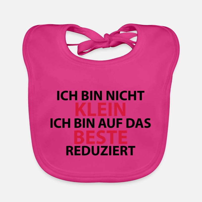 Ich bin nicht klein Baby Bio-Lätzchen