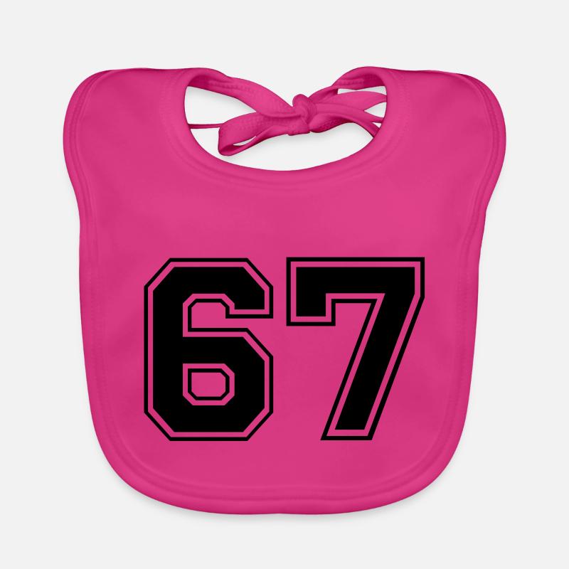 67 - Baby Bio-Lätzchen - Fuchsia